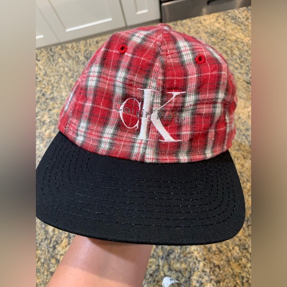 Vintage Other - Vintage Calvin Klein Flannel Hat